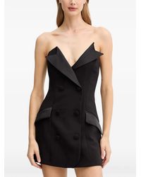 Bardot - Arvess Double-Breasted Strapless Mini Dress - Lyst