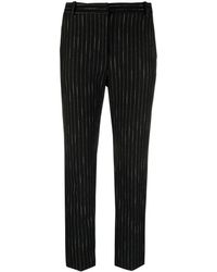 Pinko - Pinstriped Slim-fit Tailored Trousers - Lyst