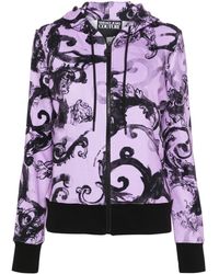 Versace - Sudadera con capucha y estampado Baroccoflage - Lyst