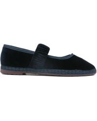 Flabelus - Mafalda Ruched-Strap Ballet Flats - Lyst