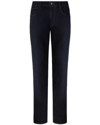 Pal Zileri - Contrast-Stitch Five-Pocket Jeans - Lyst