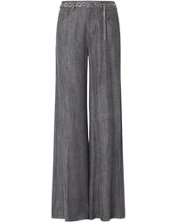 Liu Jo - Flare Pants With Belt - Lyst