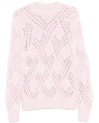 Jil Sander - Open-Knit Sweater - Lyst