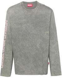 DIESEL T-Crane-Ls-N2 in Black for Men | Lyst