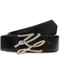 KARL LAGERFELD - K/Autograph Reversible Belt - Lyst