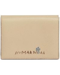 Marni - Embroidered Trifold Leather Wallet - Lyst