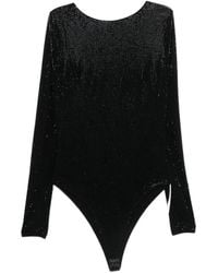 Twentyfourhaitch - Body Arches De Malla Con Apliques De Strass - Lyst