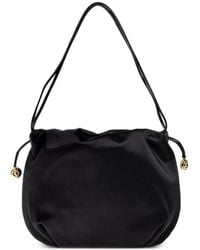 Liffner - Satin Drawstring Shoulder Bag - Lyst