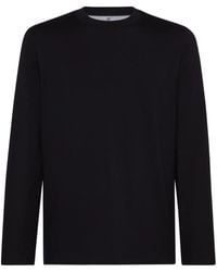 Brunello Cucinelli - Langarm-T-Shirt - Lyst