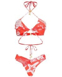 Amir Slama - X Jade Picon Starfish-Print Bikini - Lyst