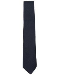 Canali - Diamond-Weave Wool Tie - Lyst