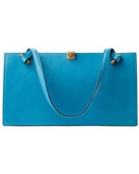 Versace - Severine Leather Tote Bag - Lyst