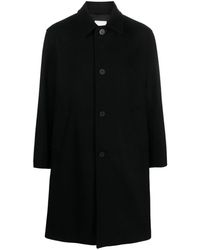 Sandro - Single-breasted Wool-blend Coat - Lyst