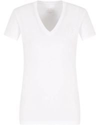 ARMANI EXCHANGE - Logo-Embellished T-Shirt - Lyst