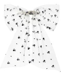 Maison Michel - Mini Wicole Bow Hair Clip - Lyst