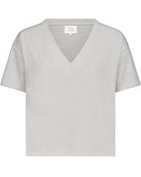 Loulou de Saison - V-Neck Short-Sleeved T-Shirt - Lyst