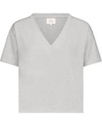 Loulou de Saison - V-Neck Short-Sleeved T-Shirt - Lyst