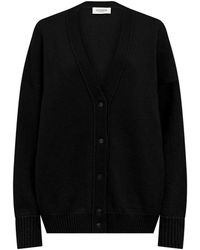Laneus - V-Neck Knitted Cardigan - Lyst