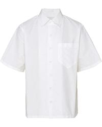 Prada - T-Shirt En Coton À Patch Logo - Lyst