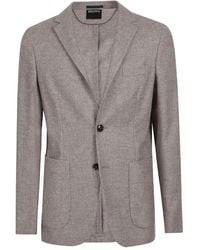 ZEGNA - Two-Button Wool Blazer - Lyst