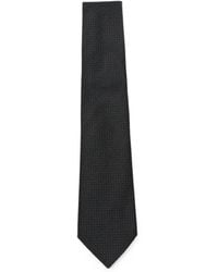 Canali - Micro-Pattern Silk Tie - Lyst