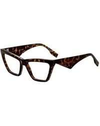 KARL LAGERFELD - Tortoiseshell-Effect Cat-Eye Glasses - Lyst