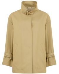 Moorer - Imperméable À Col Cheminée - Lyst