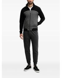 BOSS - Maglione Bicolore Con Zip - Lyst