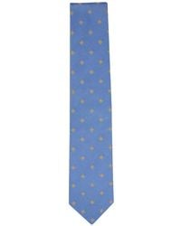 Brioni - Diamond-Pattern Silk Tie - Lyst