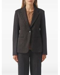 Max Mara - Single-Breasted Notched-Lapels Blazer - Lyst