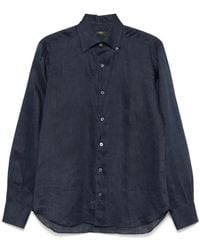 Barba Napoli - Linen Shirt - Lyst