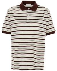 DUNST - Polo En Coton À Rayures - Lyst