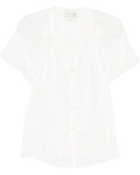 forte_forte - Buttoned Floral Shirt - Lyst