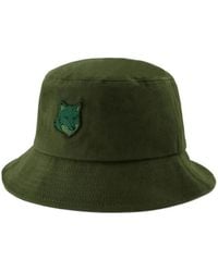 Maison Kitsuné - Logo-Patch Bucket Hat - Lyst