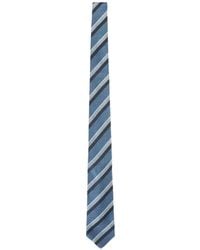 Kiton - Diagonal-Stripe Silk Tie - Lyst