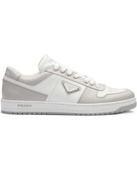 Prada - Baskets Downtown En Cuir - Lyst