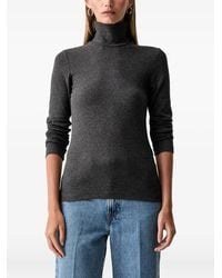 Marc O' Polo - Ribbed-Knit Roll-Neck Top - Lyst
