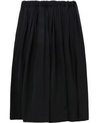 Comme des Garçons - Pleated Midi Skirt - Lyst