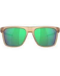 Oakley - Oo9100 Leffingwell Rectangle-Frame Sunglasses - Lyst