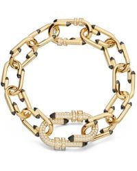 Nouvel Heritage - Try Me Diamond And Enamel Bracelet - Lyst