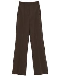 Sportmax - Volonta High-Waisted Wide-Leg Trousers - Lyst