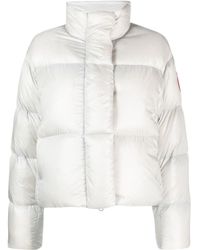 Canada Goose - Cypress Cropped Padded Jacket - Women's - Duck Down/polyamide/duck Feathers - Lyst