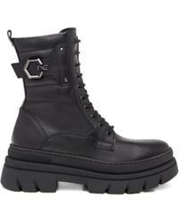 Nero Giardini - 50Mm Leather Combat Boots - Lyst