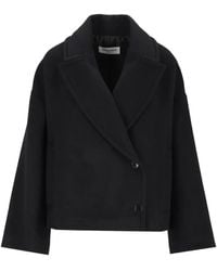 Al Duca d'Aosta - Double-Breasted Peaked-Lapel Coat - Lyst