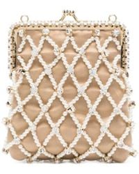 Rosantica - Crystal-Embellished Shoulder Bag - Lyst