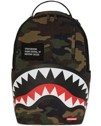 Sprayground - Zaino Shark Central Camo Dlxsv - Lyst