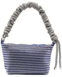 Kara - Crystal Mesh Phone Cord Shoulder Bag - Lyst