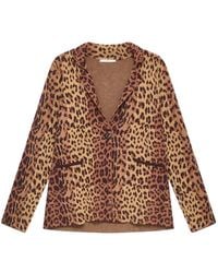 Maliparmi - Leopard-Print Jacquard Blazer - Lyst