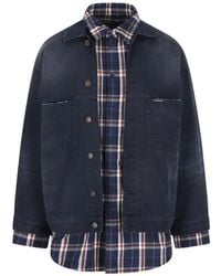 Balenciaga - Chaqueta A Cuadros Con Botones - Lyst