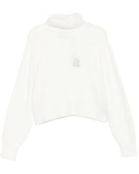 Rudsak - Alisya Logo-Patch Roll-Neck Sweater - Lyst